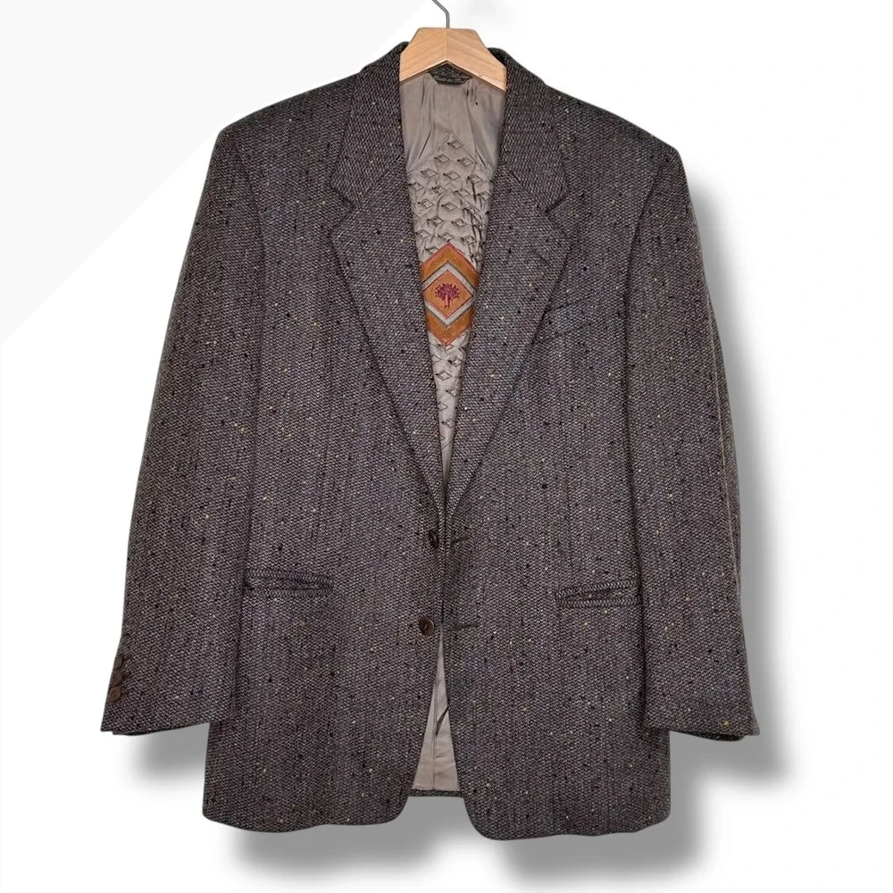 Pal Zileri Made In Italy Virgin Wool Tweed Blazer Sport‎ Coat Jacket Mens S\M